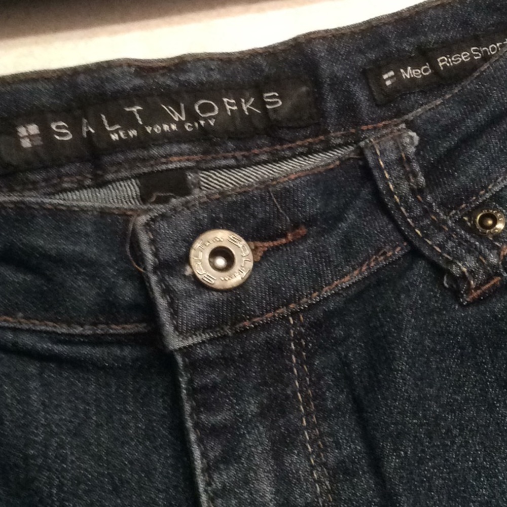 Cuffed Salt Works Jean Shorts